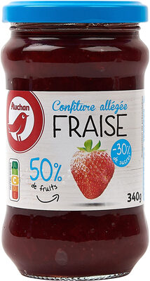 Confiture de fraises allégée en sucres