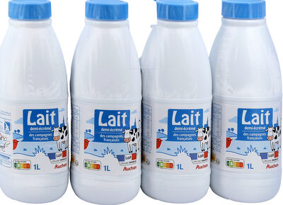 Lait demi-écrémé des Hauts de France