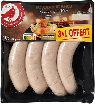 Boudin blanc aux épices de noël