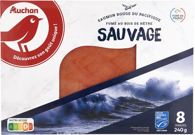 Saumon rouge du Pacifique fumé au bois de hêtre - sauvage - MSC