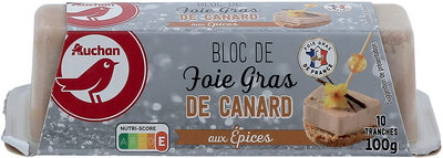 Bloc de foie gras de canard aux épices