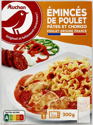 Poulet chorizo et ses pâtes