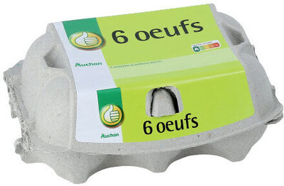 AUCHAN Pouce x6Picto œufs français