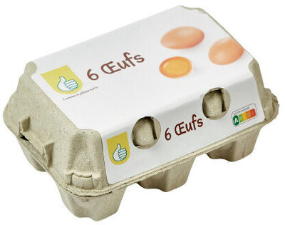 Oeufs frais x6