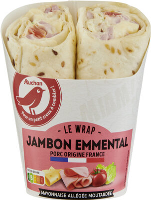 WrapJambon EmmentalMayonnaise allégée moutardée
