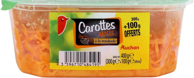 Salade carottes râpées à la moutarde