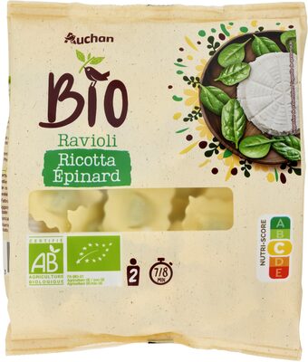 Ravioli ricotta epinard
