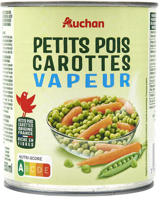 Petits pois et carottes vapeur