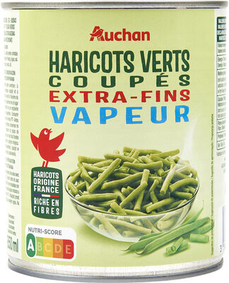 Haricots verts extra-fins coupés vapeur