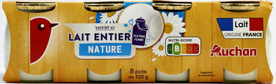 Yaourts au lait entier nature