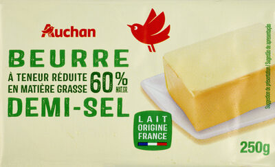 Beurre à teneur réduite en matière grasse60% Mat. Gr.DEMI-SEL