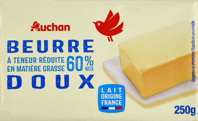 Beurre à teneur réduite en matière grasse60% Mat. Gr.DOUX