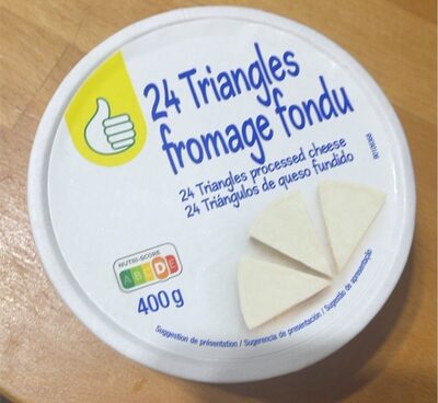 24 Trianglesfromage fondu