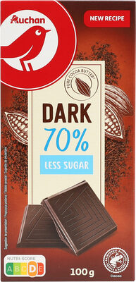 Noir dessert 52% Faible teneur en sucres