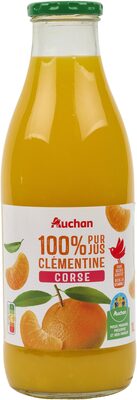 100% Pur Jus Clémentine CORSESans sucres ajoutés** Comme tous les jus de fruits. Contient les sucres naturellement présents dans les fruits.Riche en Vitamine C