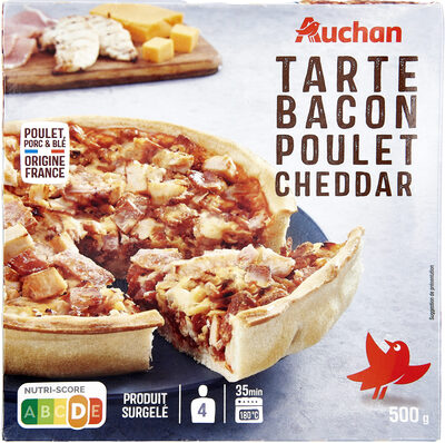Tarte bacon poulet cheddar