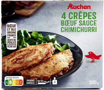 Crêpes bœuf sauce chimichurri