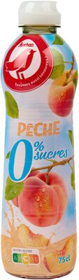 Pêche, 0% sucres**Sans sucres pour 20cl de boisson diluée 1 pour 9