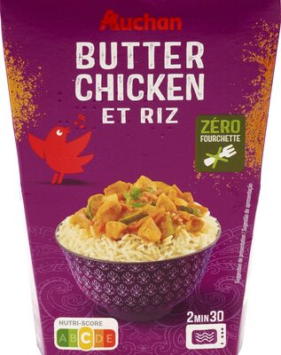 Butter chicken et riz