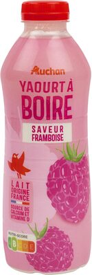 Yaourt à boire saveur framboise