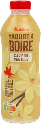 Yaourt à boire saveur vanille