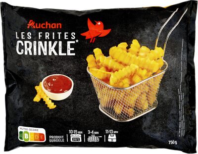 Frites crinkle**ondulées