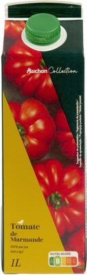 100% Pur jus Tomate de Marmande Salé à 3g/l