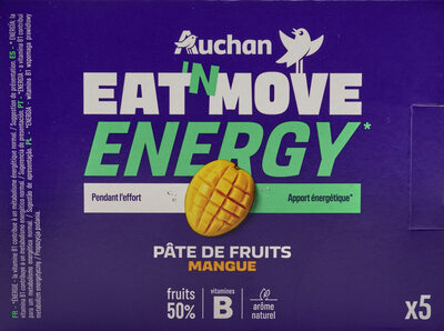 EAT'N MOVEENERGY* - Pâte de fruits mangue