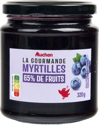 La Gourmande Myrtille65% de fruits