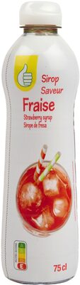 Sirop saveur fraise