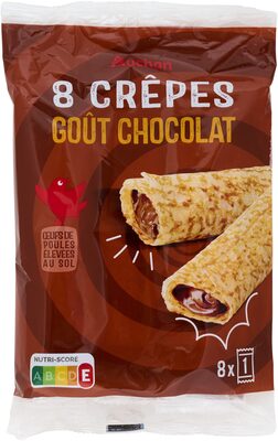 8 crepes gout chocolat