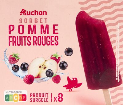 Sorbet pomme fruits rouges