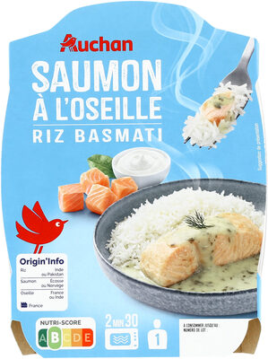 Saumon à l'oseilleRIz basmati