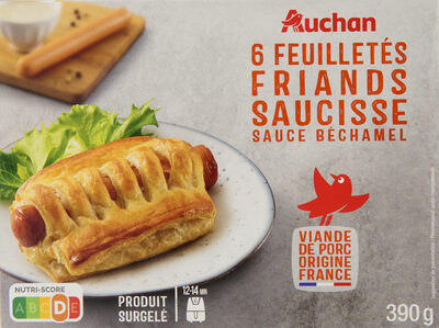 Feuilletés friands saucisse sauce béchamel