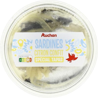 Sardines citron confit