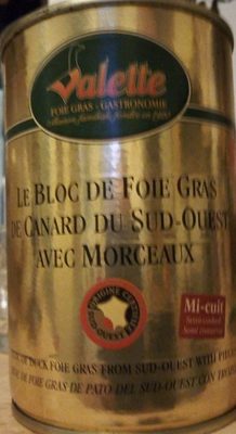Le Bloc de Foie Gras de Canard du Sud-Ouest avec Morceaux