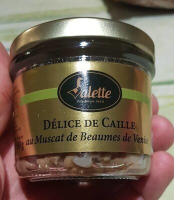 Délice de caille au muscat de beaumes de venise