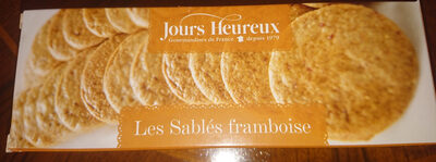 Les sablés framboise