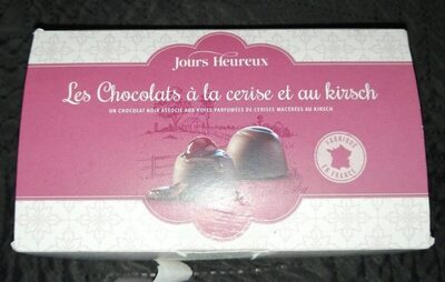 Les chocolats à la cerise et au kirsch