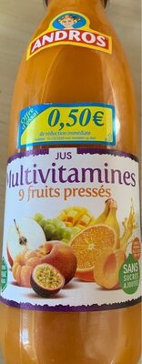 Andros Jus multivitamines 9 fruits pressés