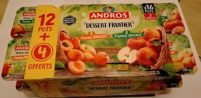 Compote Pomme nature abricot