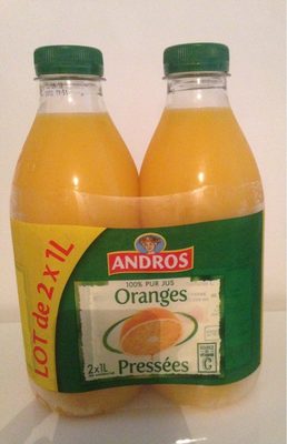 100% pur jus d'oranges pressées