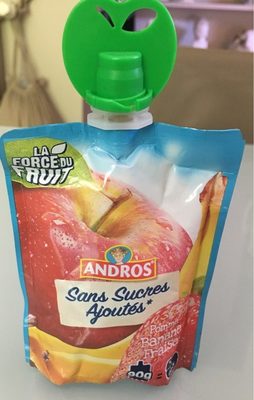 Compote pomme banane fraise