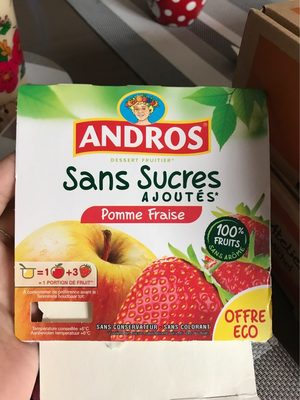 Compotes pomme fraise