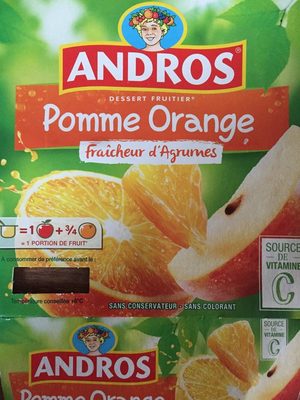 Compote pomme orange