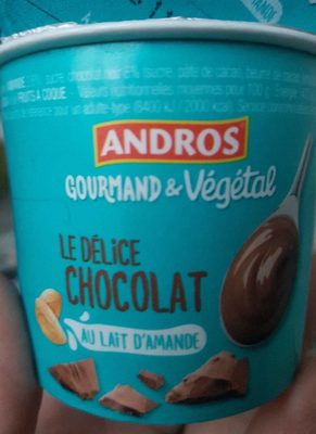 Le délice chocolat au lait d'amande