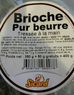Brioche pur beurre