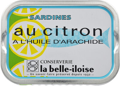 Sardines au citron et à l'huile d'arachide