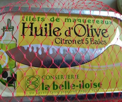 Filets de maquereaux à l'huile d'olive citron et 5 baies