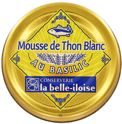 Mousse de thon blanc au basilic